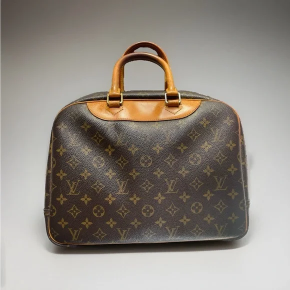 Louis Vuitton Deauville - Brown Leather Monogram - Picture 3 of 15
